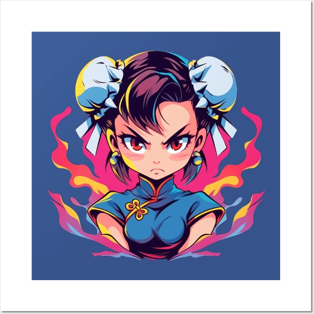 chun li Wall Art by piratesnow